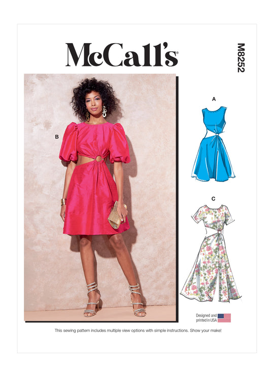 McCalls Schnittmuster M8252 Damen Kleid