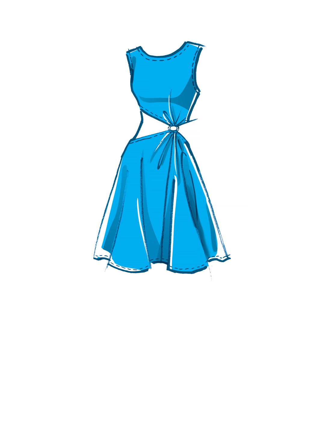 McCalls Schnittmuster M8252 Damen Kleid