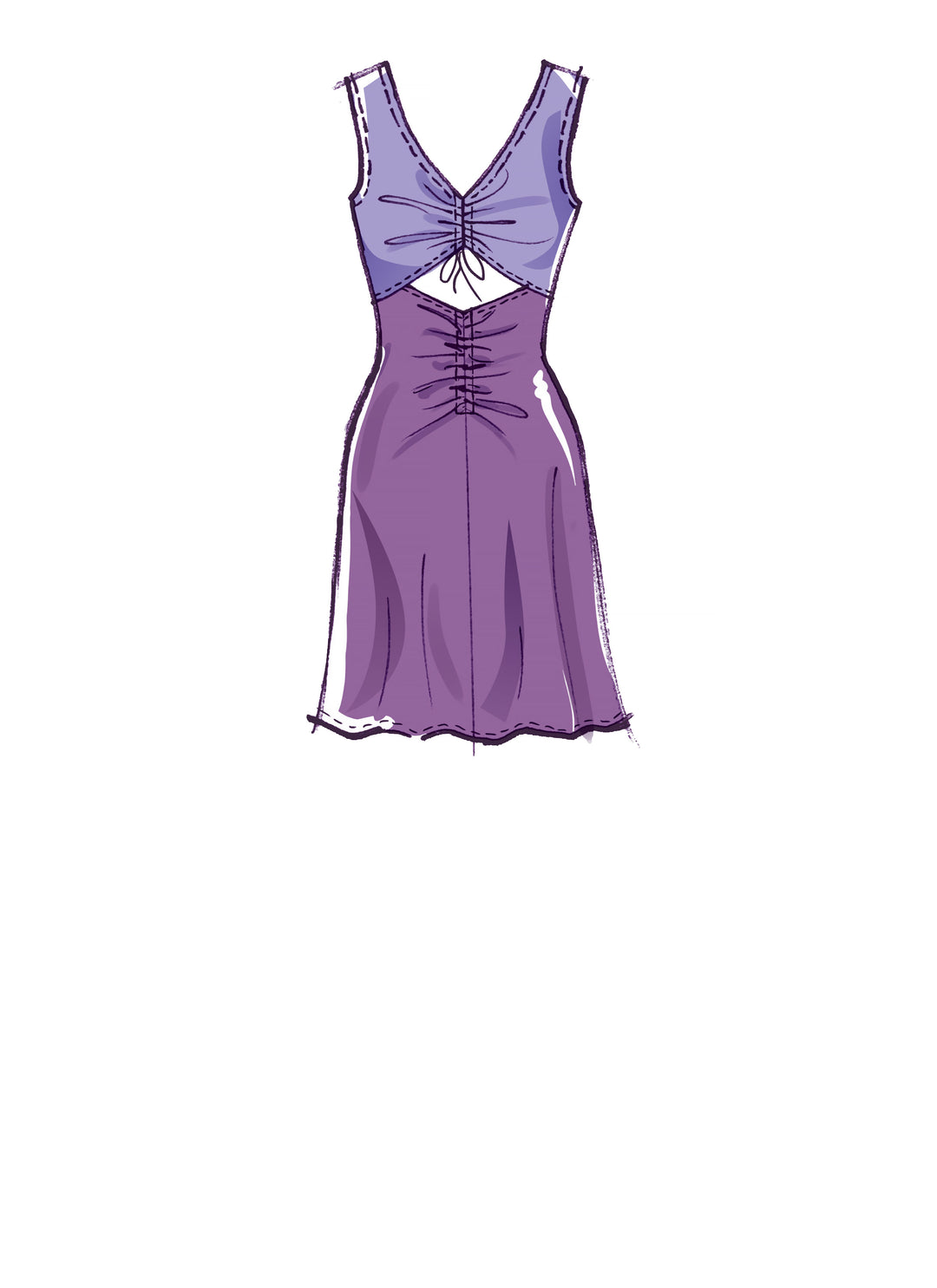 McCalls Schnittmuster M8253 Damen Kleid