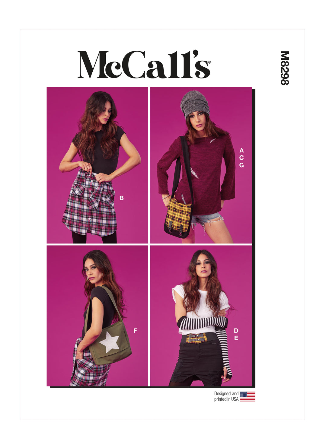 McCalls Schnittmuster M8298 Accessories