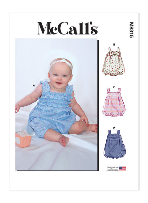 McCalls Schnittmuster M8315 Kinder Bluse