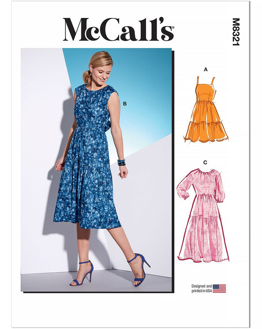 McCalls Schnittmuster M8321 Damen Kleid