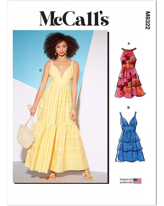 McCalls sewing pattern M8322 ladies' top