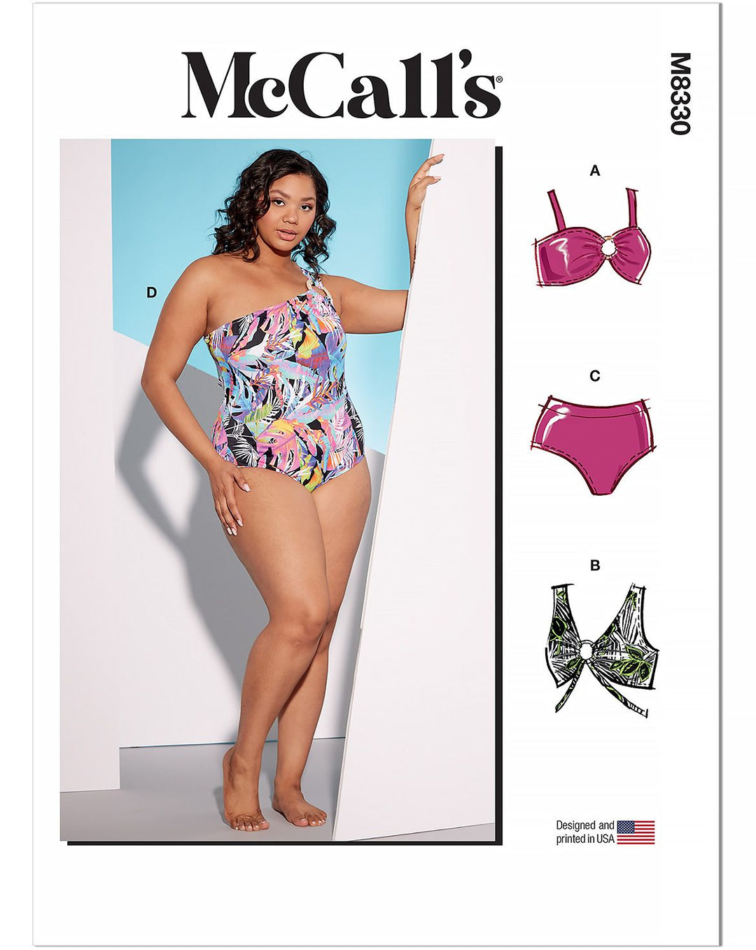 McCalls sewing pattern M8330 ladies' dress