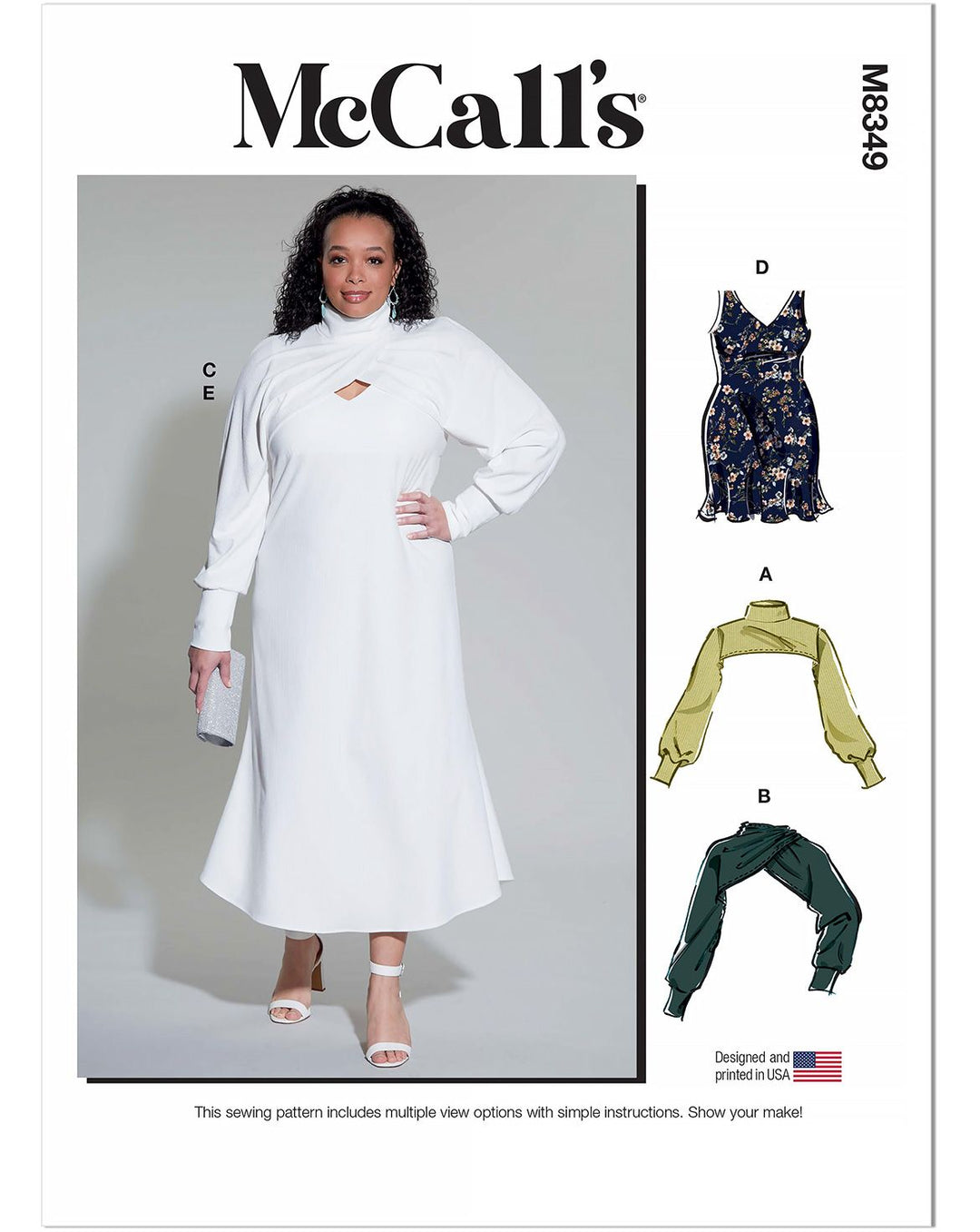 McCalls Schnittmuster M8349 – Damen Kleid & Jacke