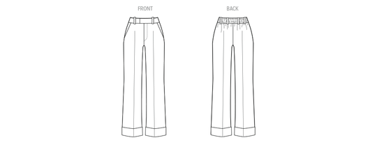 McCalls Schnittmuster M8527 Damen Hose