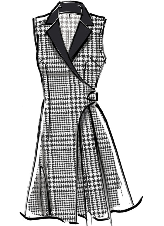 McCalls Schnittmuster M8528 Damen Kleid