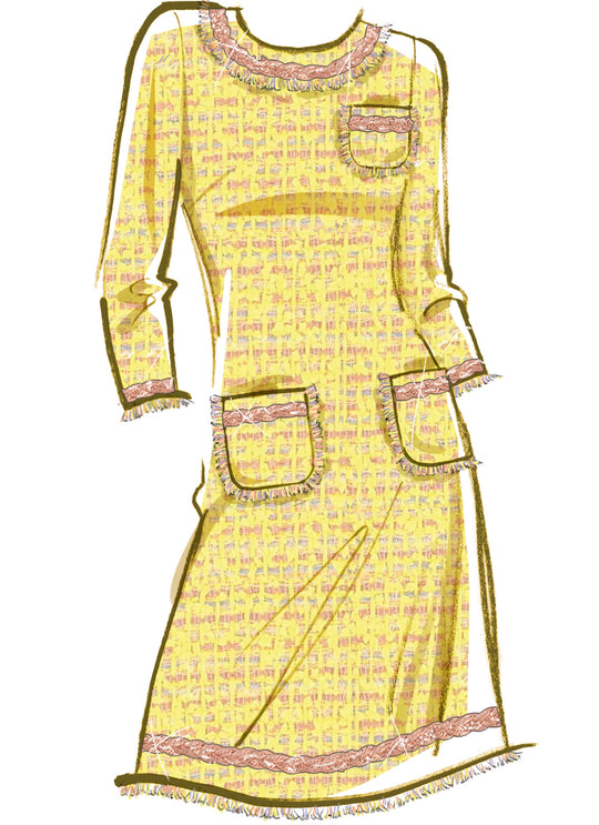 McCalls Schnittmuster M8529 Damen Kleid