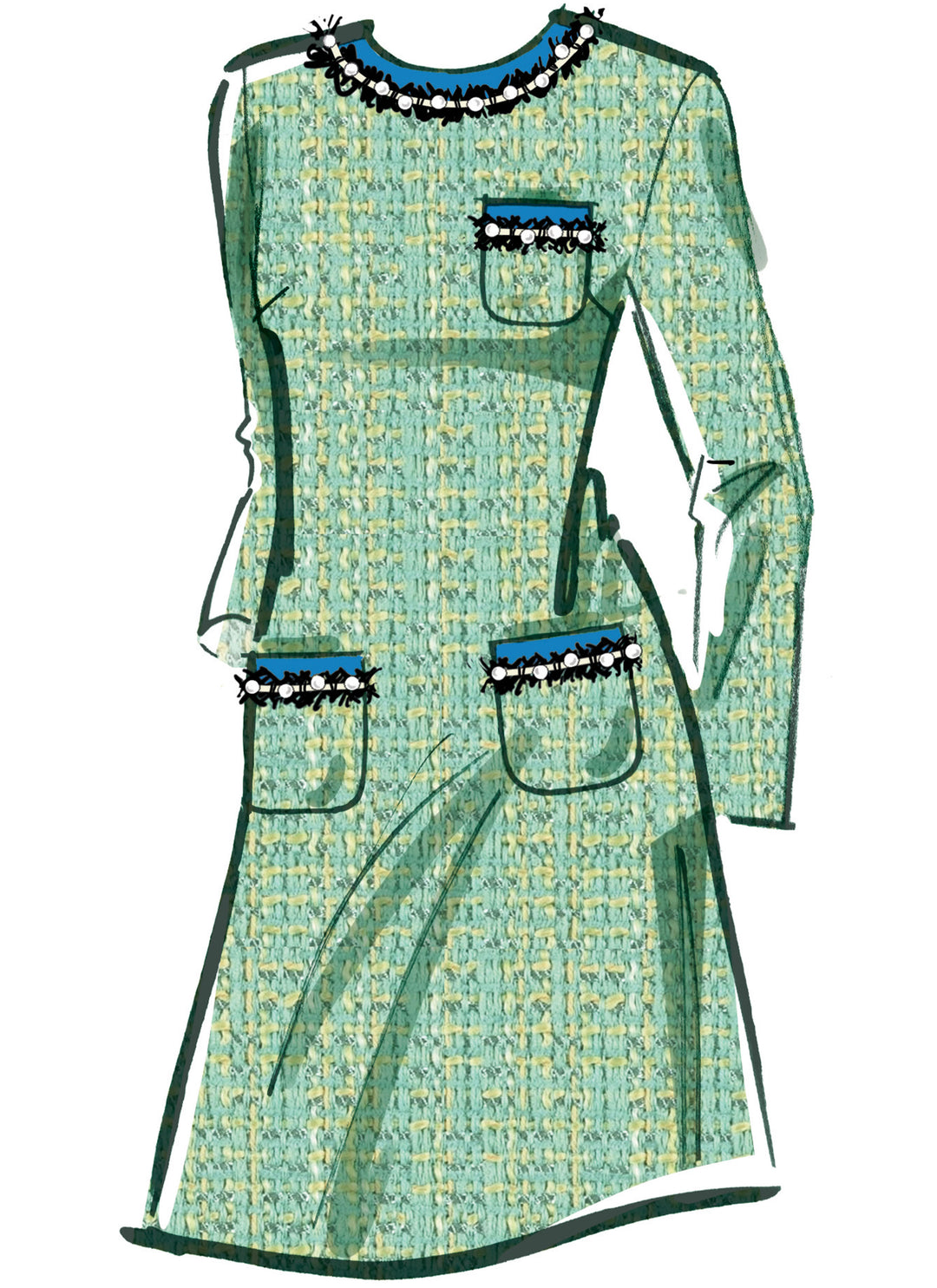 McCalls Schnittmuster M8529 Damen Kleid