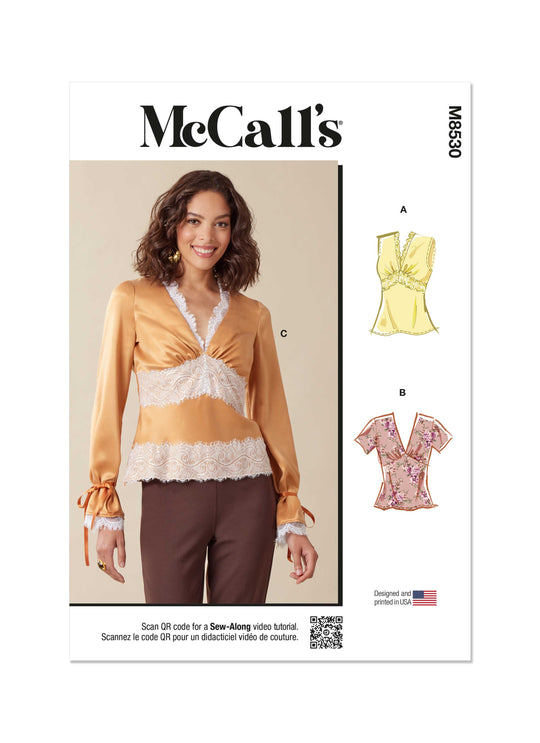 McCalls Schnittmuster M8530 Damen Top