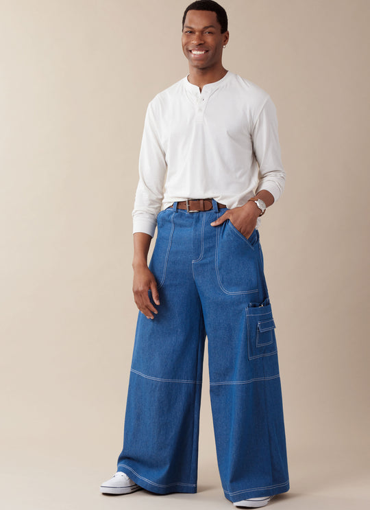 McCalls Schnittmuster M8536 Herren Hose