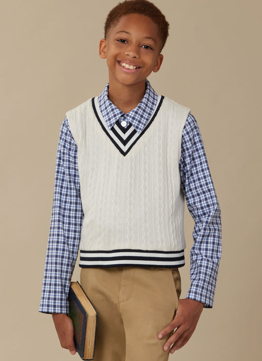 McCalls Schnittmuster M8537 Kinder Top