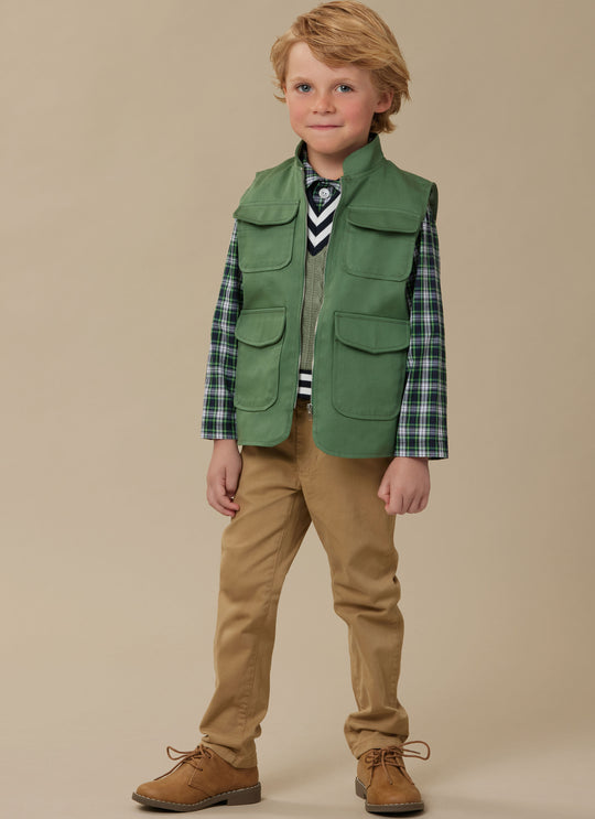 McCalls Schnittmuster M8537 Kinder Top