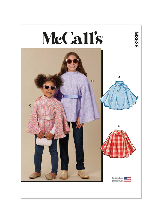 McCalls Schnittmuster M8538 Kinder Jacke