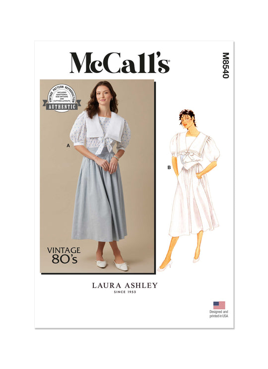 McCalls Schnittmuster M8540 Damen Kleid