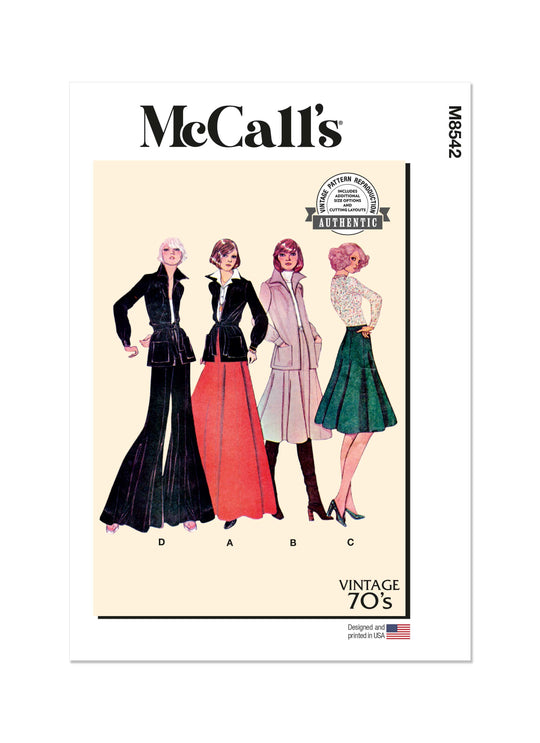 McCalls Schnittmuster M8542 Damen Sportbekleidung