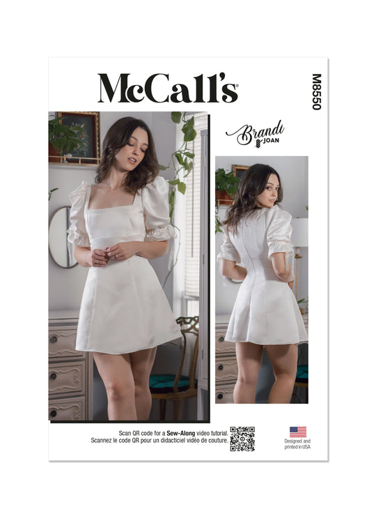 McCalls Schnittmuster M8550 Damen Kleid von Brandi Joan