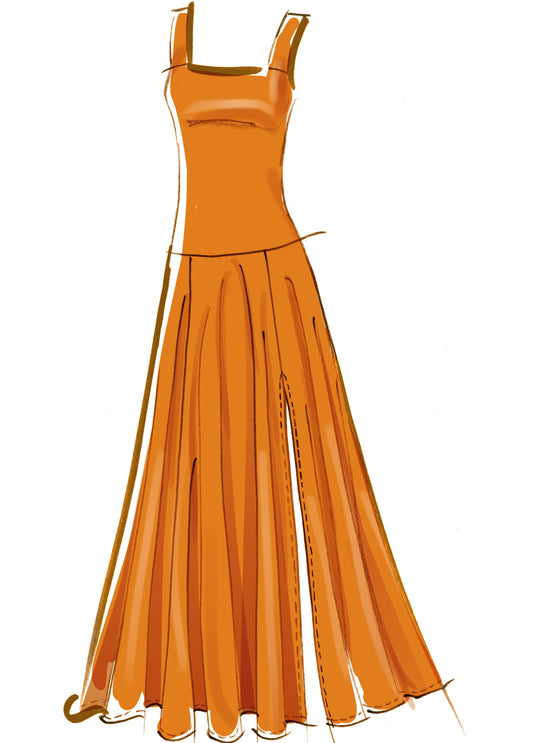 McCalls Schnittmuster M8551 Damen Strickkleid