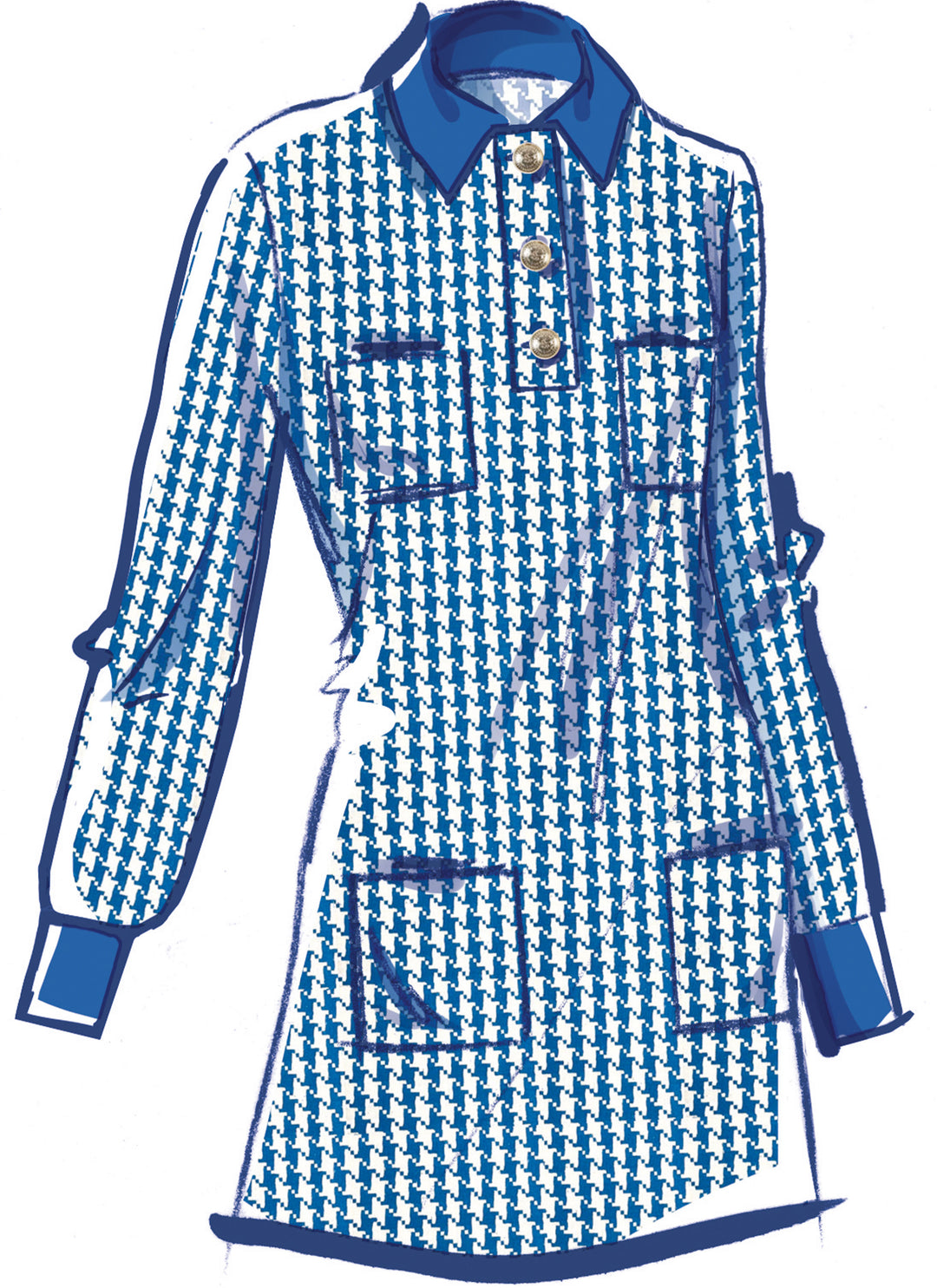 McCalls Schnittmuster M8552 Damen Kleid mit Ärmelvariationen
