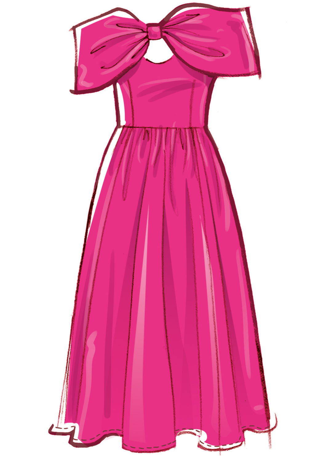 McCalls Schnittmuster M8554 Damen Kleid