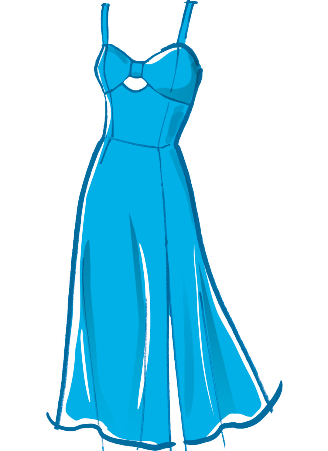 McCalls Schnittmuster M8554 Damen Kleid