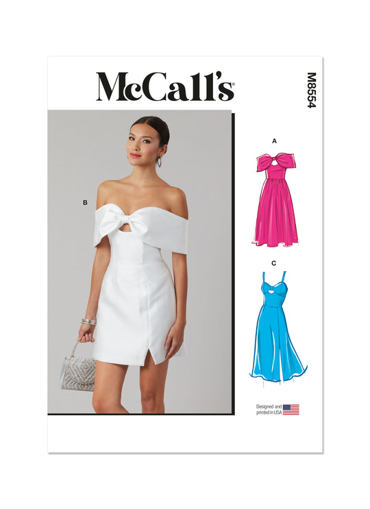 McCalls Schnittmuster M8554 Damen Kleid