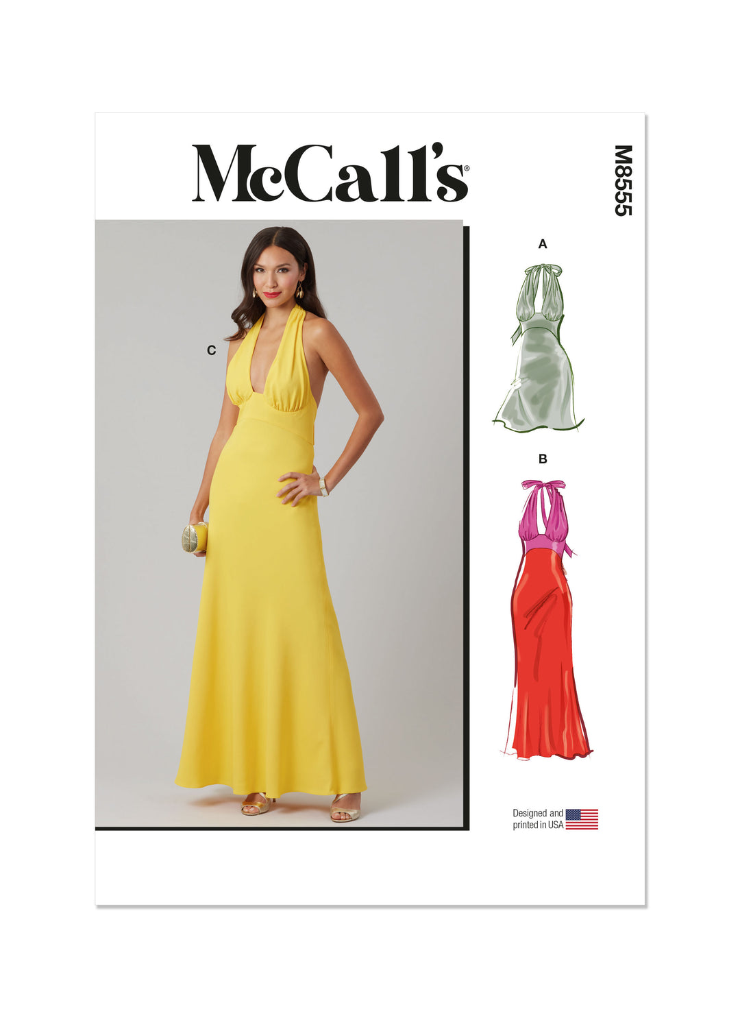 mccalls ladies dress patterns M7116 (PDF) | Misses' Empire-Waist Dresses