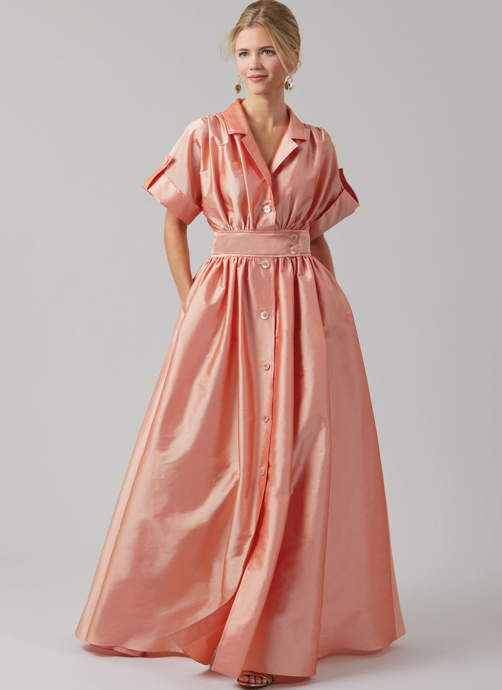 McCalls Schnittmuster M8556 Damen Shirtkleid in 3 Längen