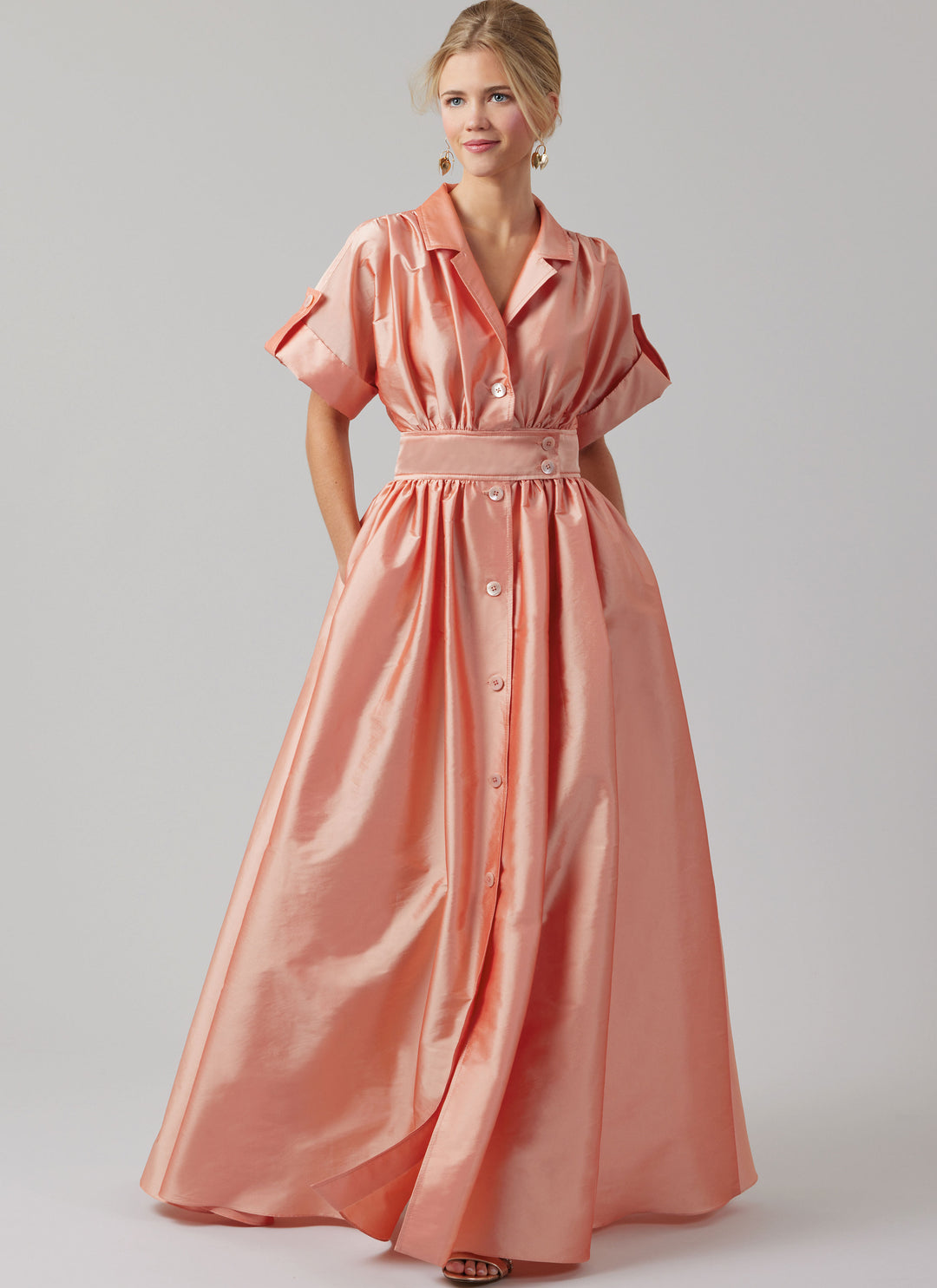 McCalls Schnittmuster M8556 Damen Shirtkleid in 3 Längen