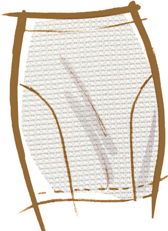 McCalls Schnittmuster M8558 Damen Strickrock in 3 Längen