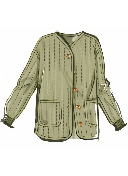 McCalls Schnittmuster M8560 Damen Jacke mit Ärmel- und Längenvariationen