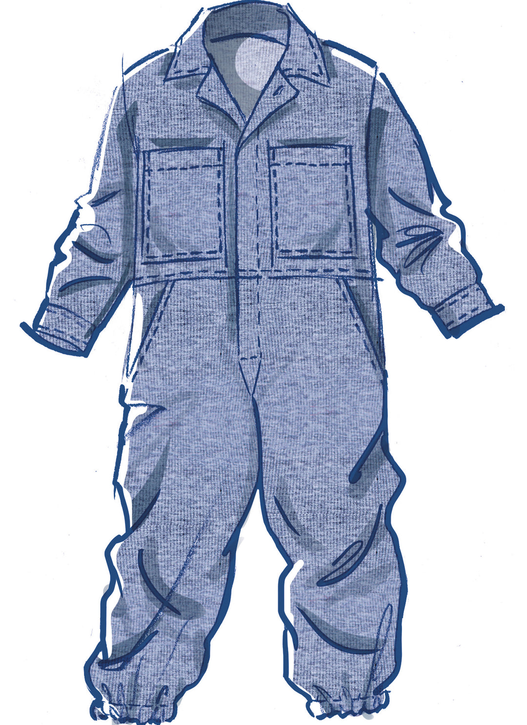 McCalls Schnittmuster M8567 Kinder Jumpsuit mit Ärmelvariationen