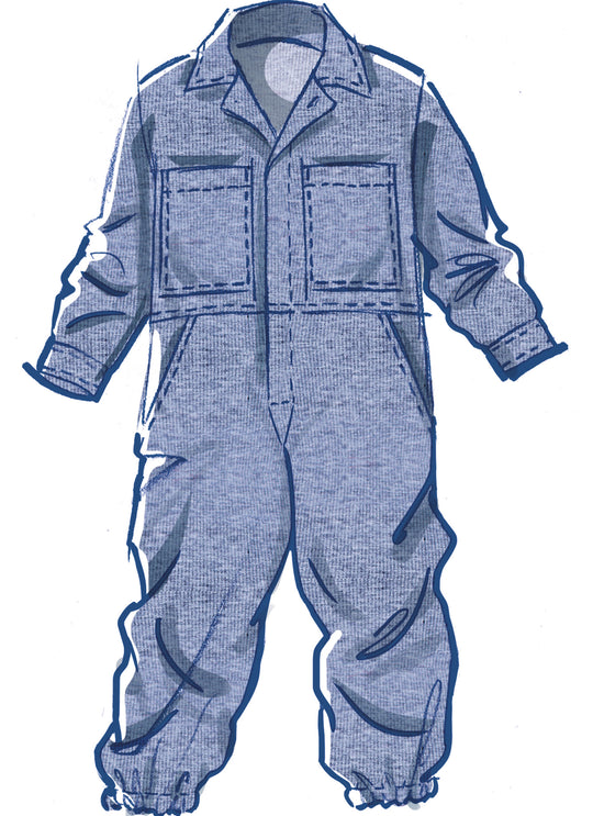 McCalls Schnittmuster M8567 Kinder Jumpsuit mit Ärmelvariationen