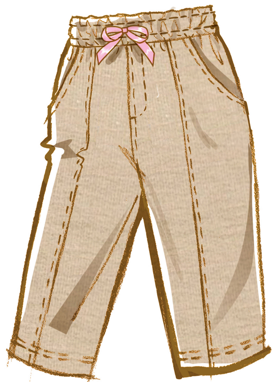 McCalls Schnittmuster M8568 Kleinkinder Top, Shorts und Hose