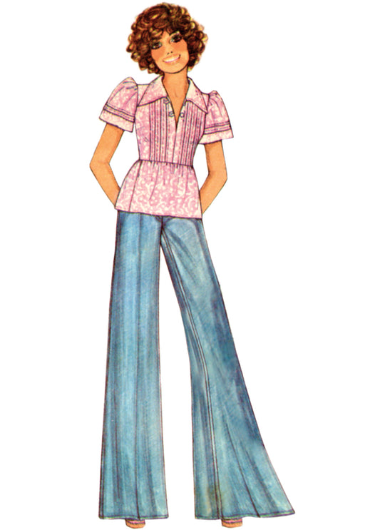 McCalls Schnittmuster M8569 Damen Kleid mit Ärmelvariationen und Oberteil von Laura Ashley
