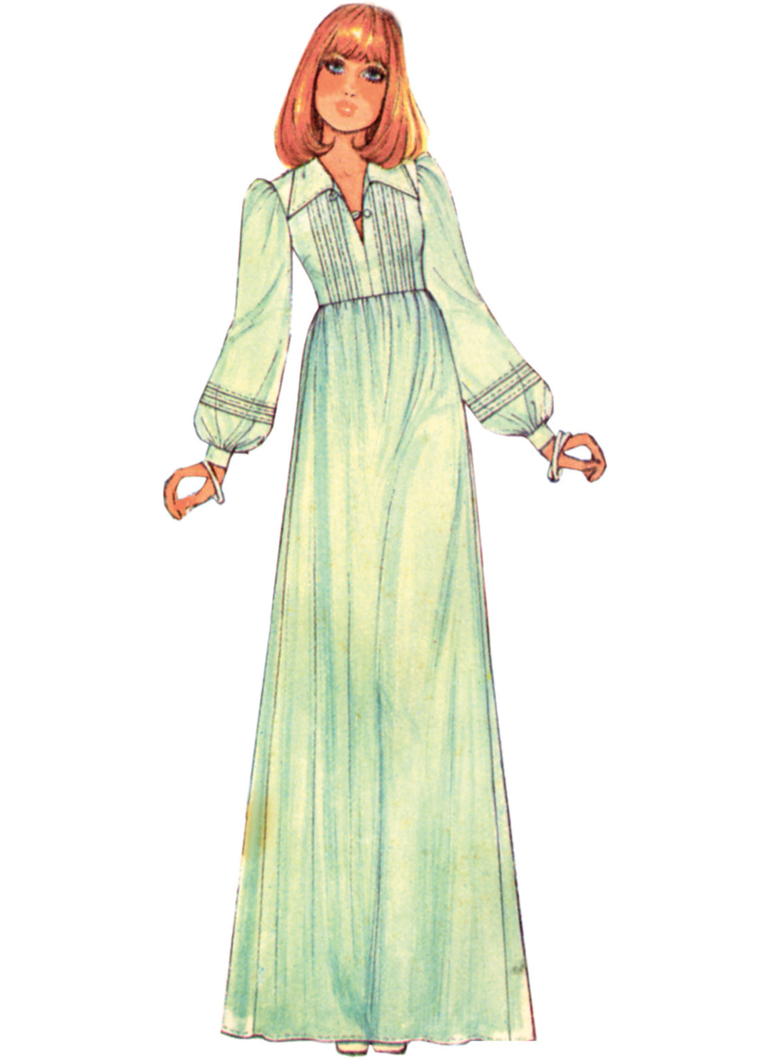 McCalls Schnittmuster M8569 Damen Kleid mit Ärmelvariationen und Oberteil von Laura Ashley