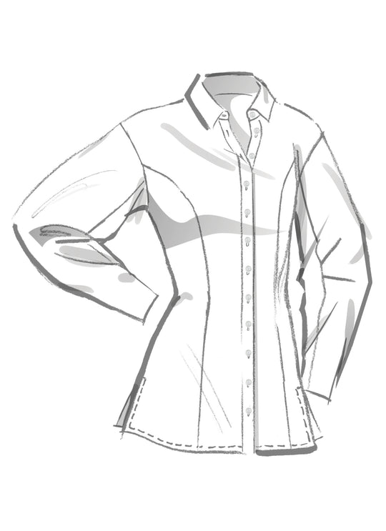 McCalls Schnittmuster M8580 Damen Shirt in zwei Längen