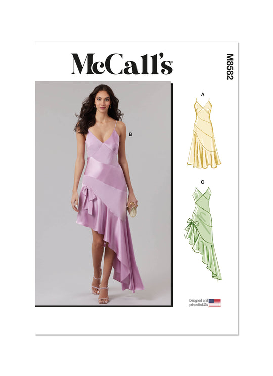McCalls Schnittmuster M8582 Damen Kleid in zwei Längen