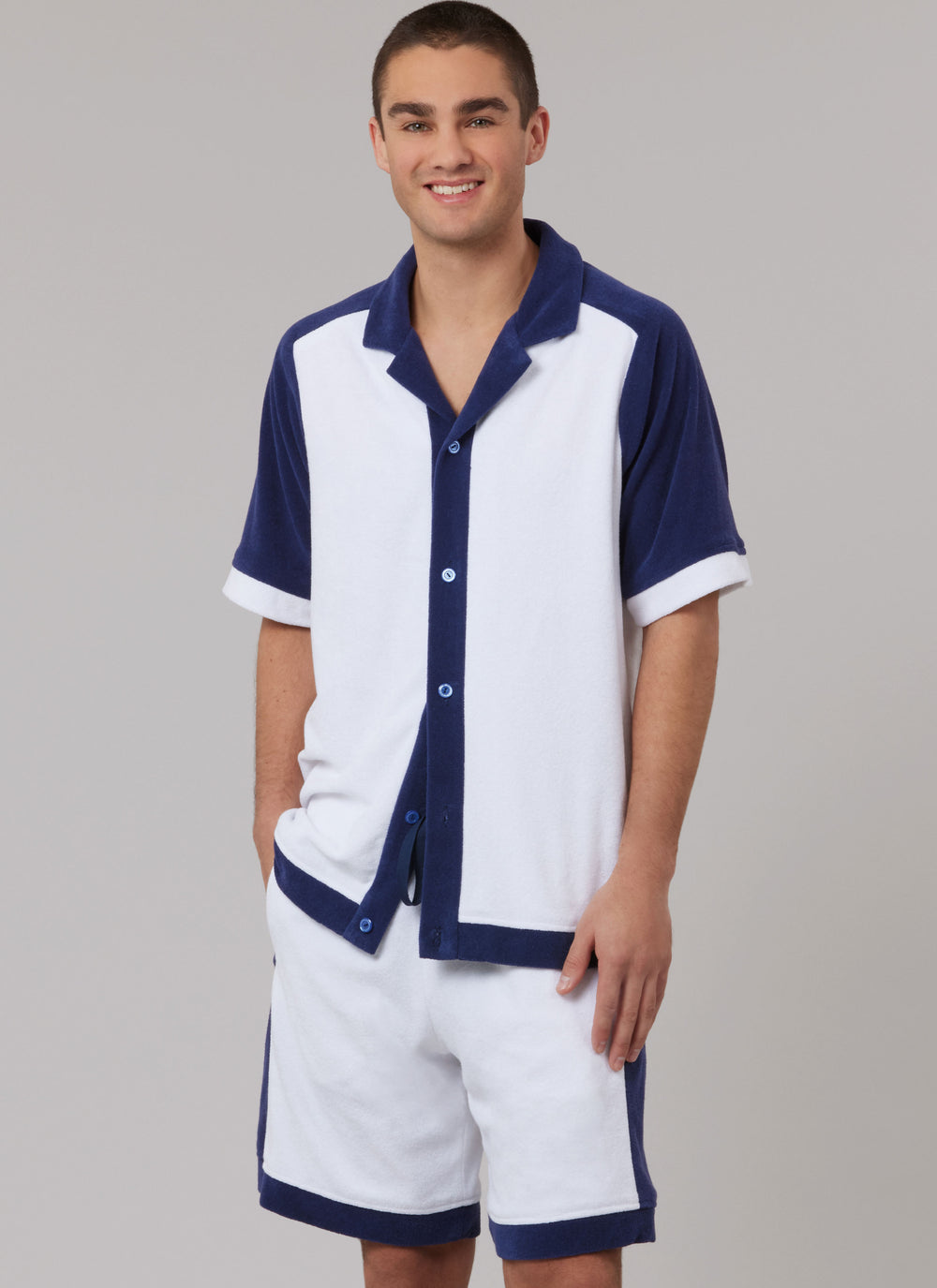 McCalls Schnittmuster M8590 Oberteil, Shorts und Hosen für Herren