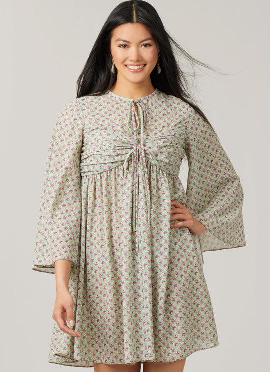 McCalls Schnittmuster M8602 Babydoll-Kleid mit verschiedenen Ärmelvarianten für Damen