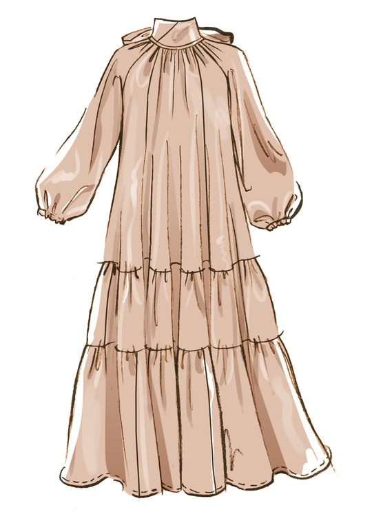 McCalls Schnittmuster M8603 Damenkleid mit verschiedenen Saumlängen