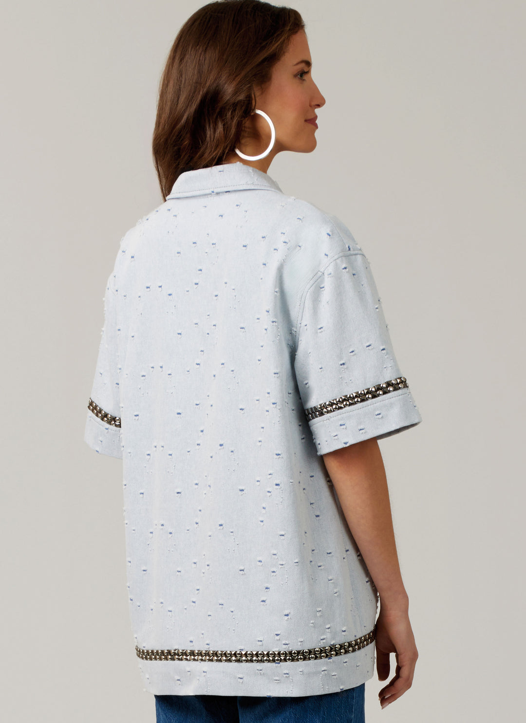 McCalls Schnittmuster M8606 Damenhemd mit verschiedenen Ärmel- und Saumlängen