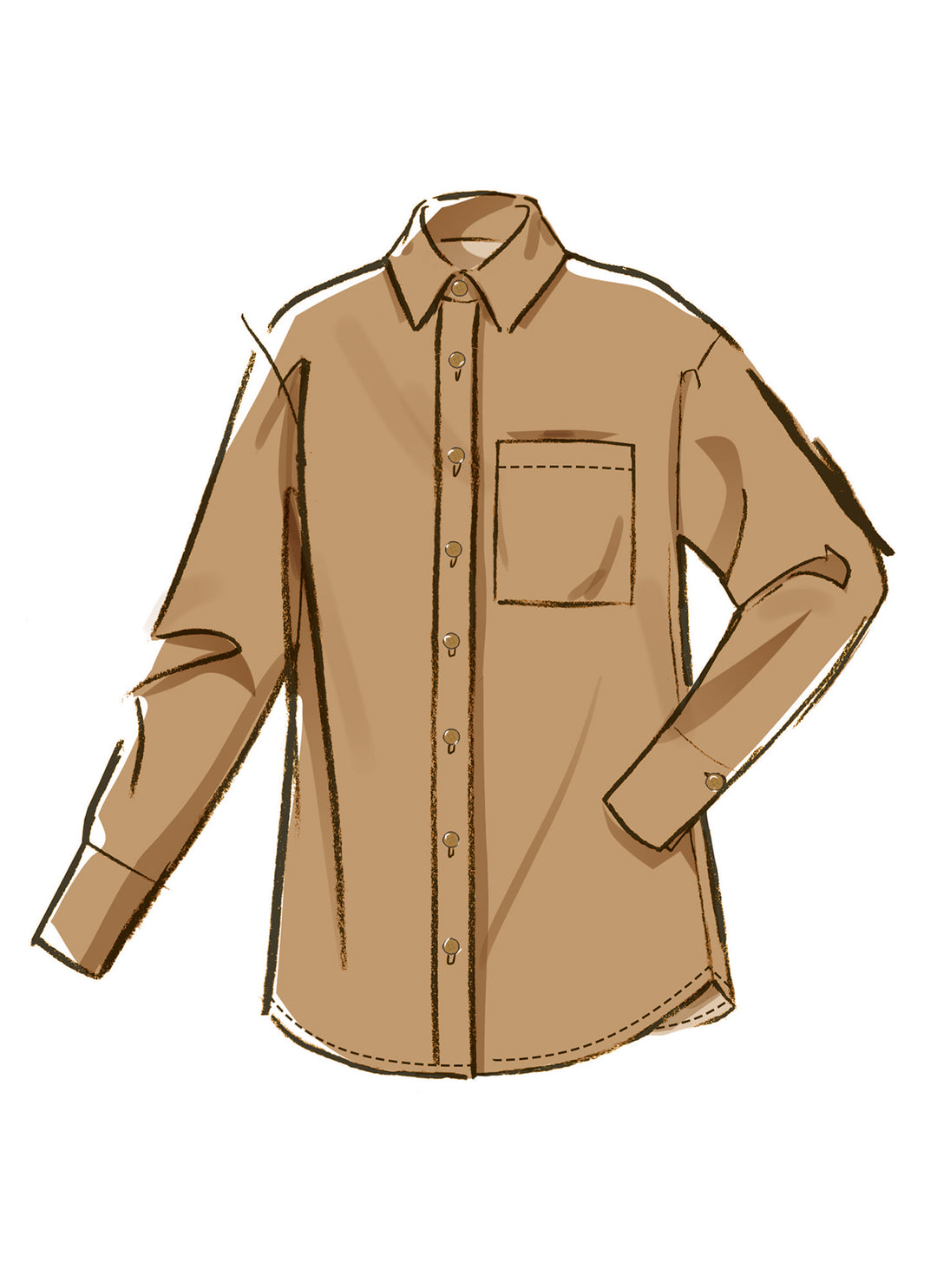 McCall’s Schnittmuster M8611 – Damen-Hemd, Shorts & Hose – klassisch, modern & vielseitig