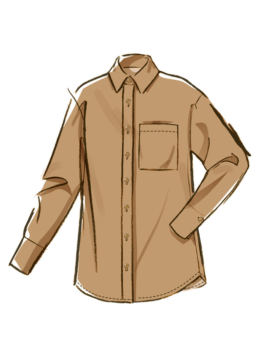 McCall’s Schnittmuster M8611 – Damen-Hemd, Shorts & Hose – klassisch, modern & vielseitig