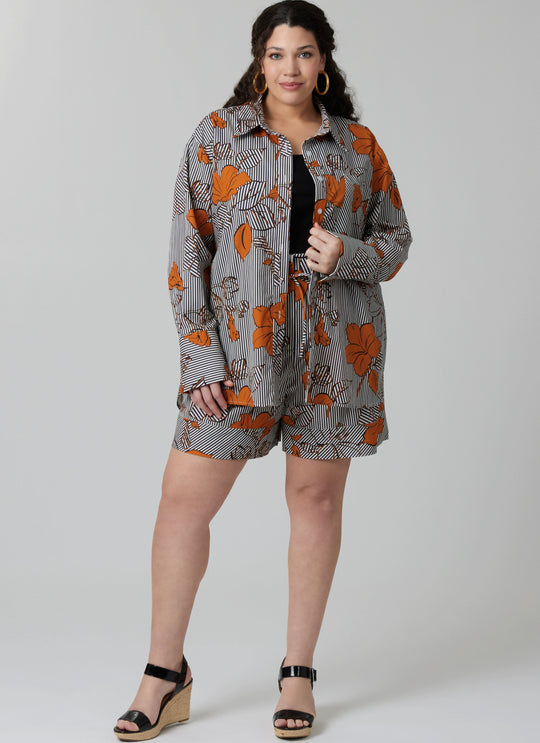 McCall’s Schnittmuster M8611 – Damen-Hemd, Shorts & Hose – klassisch, modern & vielseitig