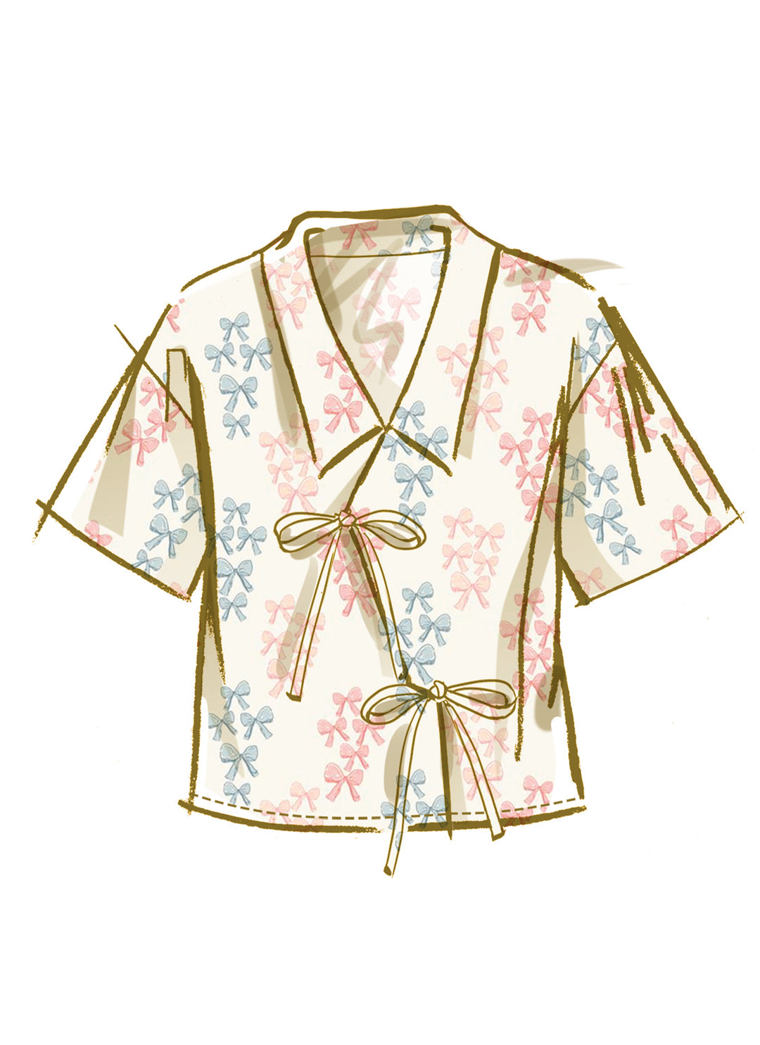 McCall’s Schnittmuster M8612 – Damen-Pyjama mit Shorts & Hose – lässig, feminin & bequem