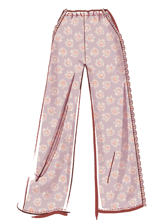 McCall’s Schnittmuster M8612 – Damen-Pyjama mit Shorts & Hose – lässig, feminin & bequem