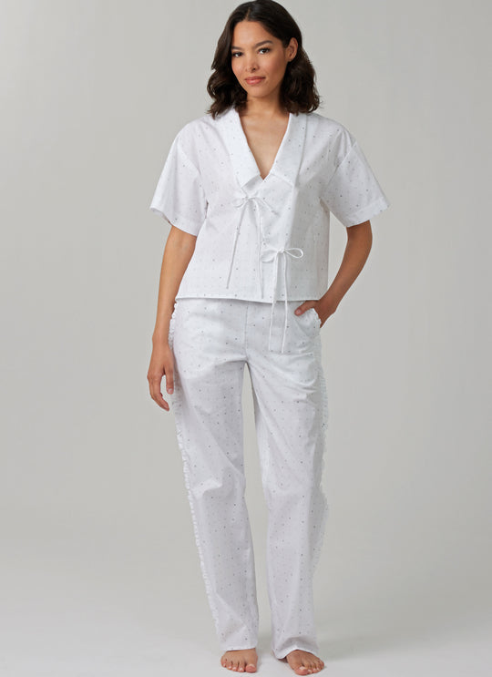 McCall’s Schnittmuster M8612 – Damen-Pyjama mit Shorts & Hose – lässig, feminin & bequem