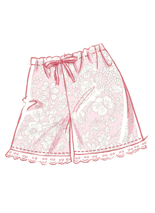 McCall’s Schnittmuster M8613 – Damen-Bralette, Hemd & Shorts mit Wellenborte – feminin, bequem & stilvoll