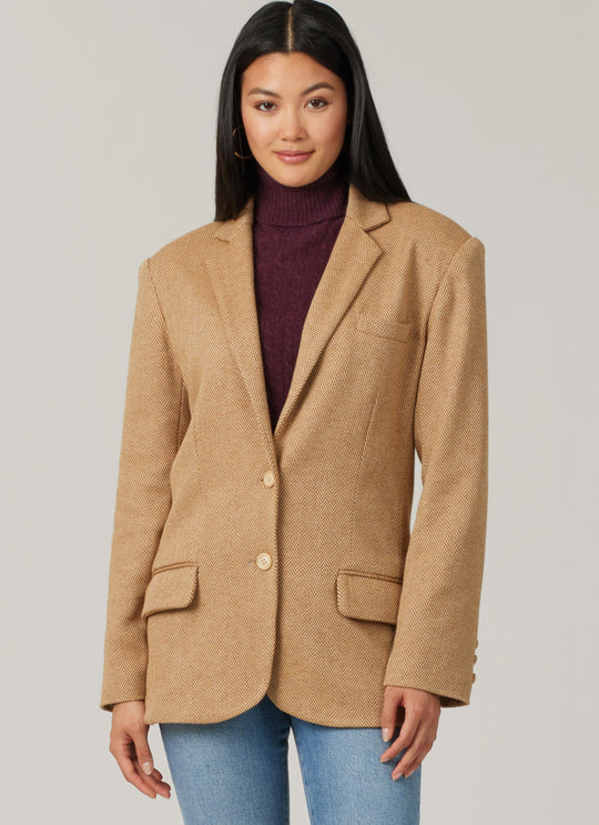 McCall’s Schnittmuster M8614 – Unisex-Blazer mit gekerbtem Kragen, Taschen & Rückenschlitz – klassisch & stilvoll